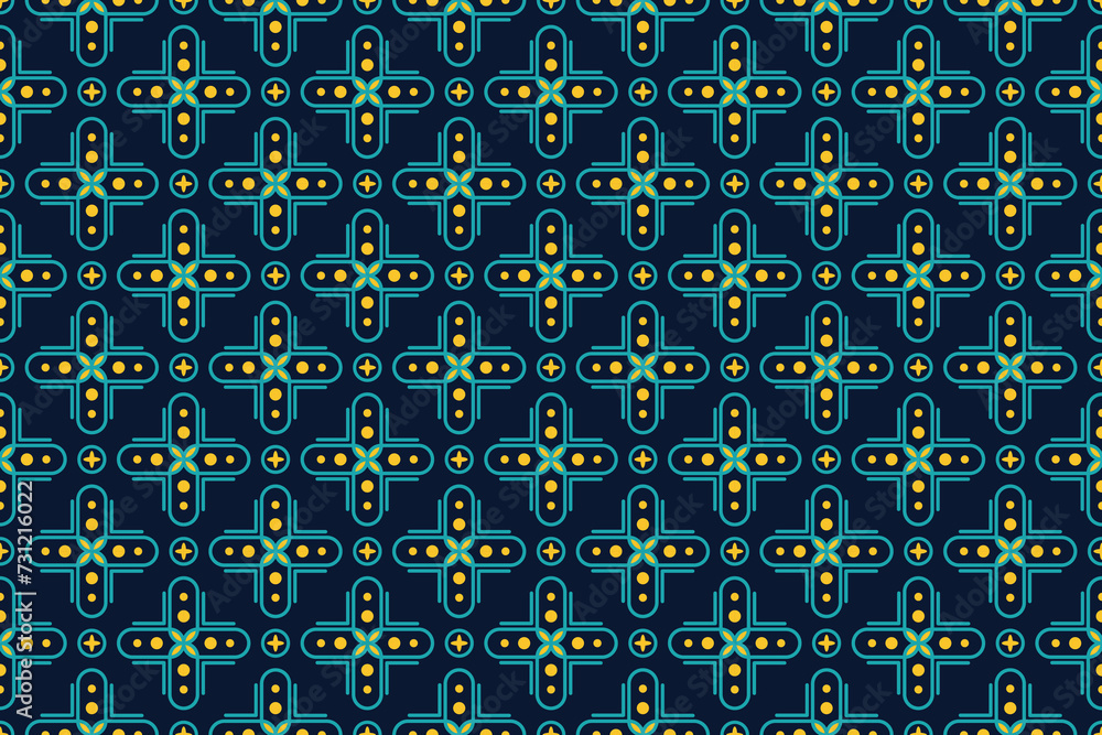 Seamless pattern with abstract geometric vector Seamless pattern with abstract geometric vector