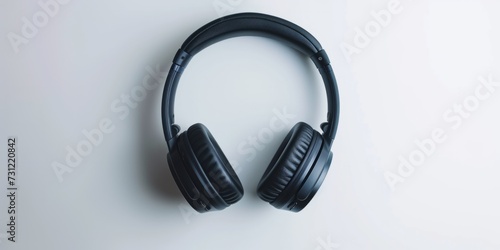 Elegantly Displayed Wireless Headphones Set Against Clean White Background
