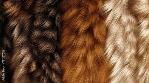 Macro texture shot of animal fur with a gradient of colors from black to white