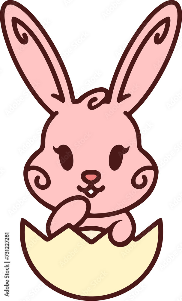 cute kawaii easter bunny cute kawaii easter bunny