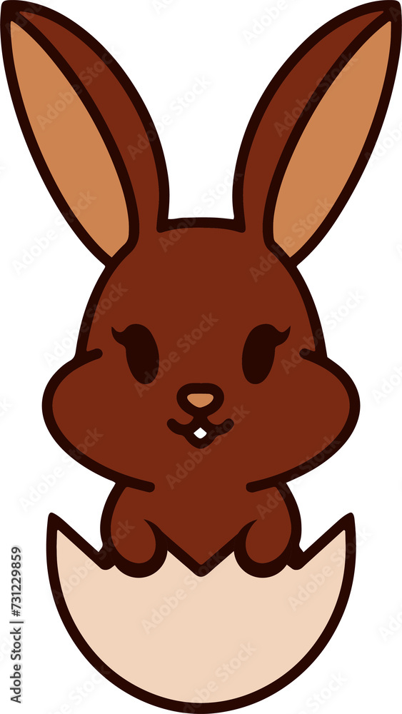easter bunny cartoon with egg easter bunny cartoon with egg