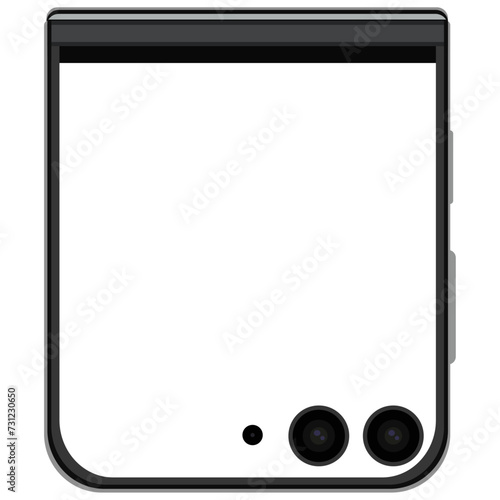 背景が透過されたスマートフォンのイラスト素材　携帯電話　携帯　スマホのベクター