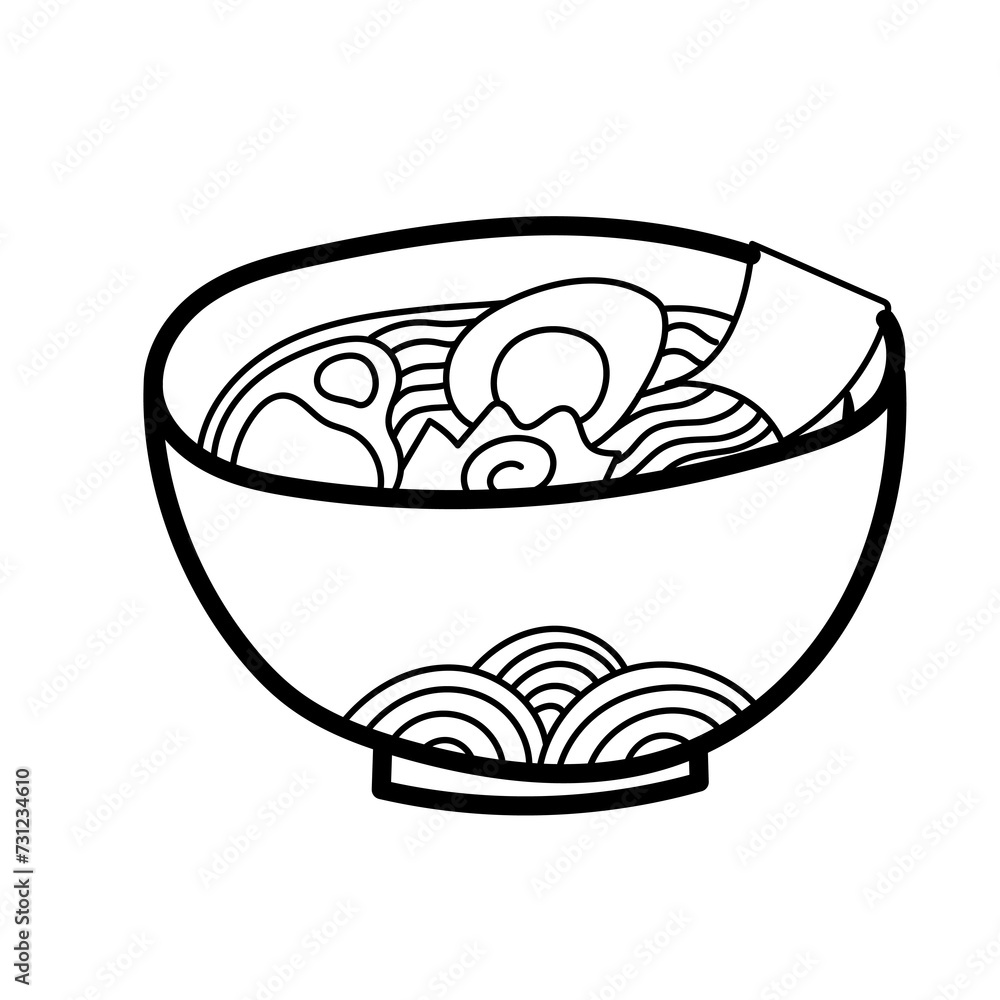 ramen cartoon