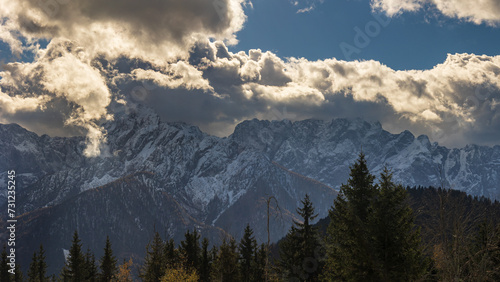 Fototapeta Naklejka Na Ścianę i Meble -  Julian Alps in a beautiful autumn day