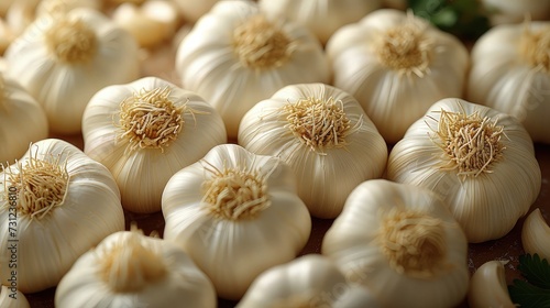 Top-Down Glimpse of Garlic Harvest.