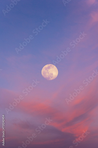 moon and clouds