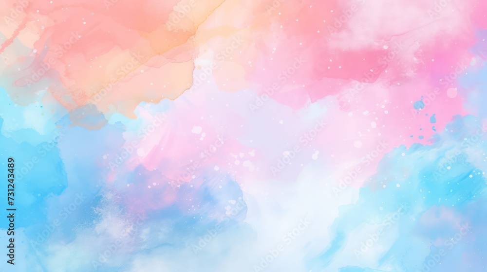 Watercolor pastel background