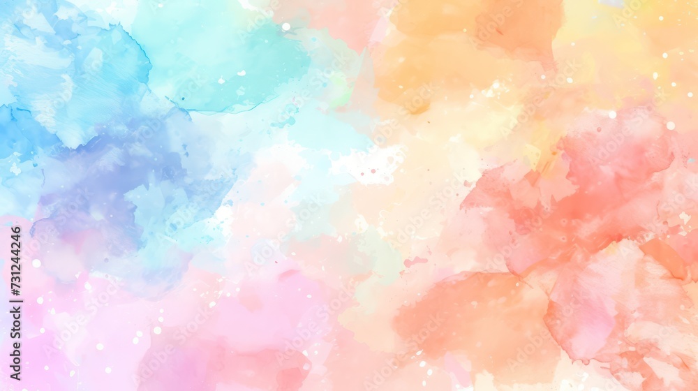 Abstract watercolor pastel background