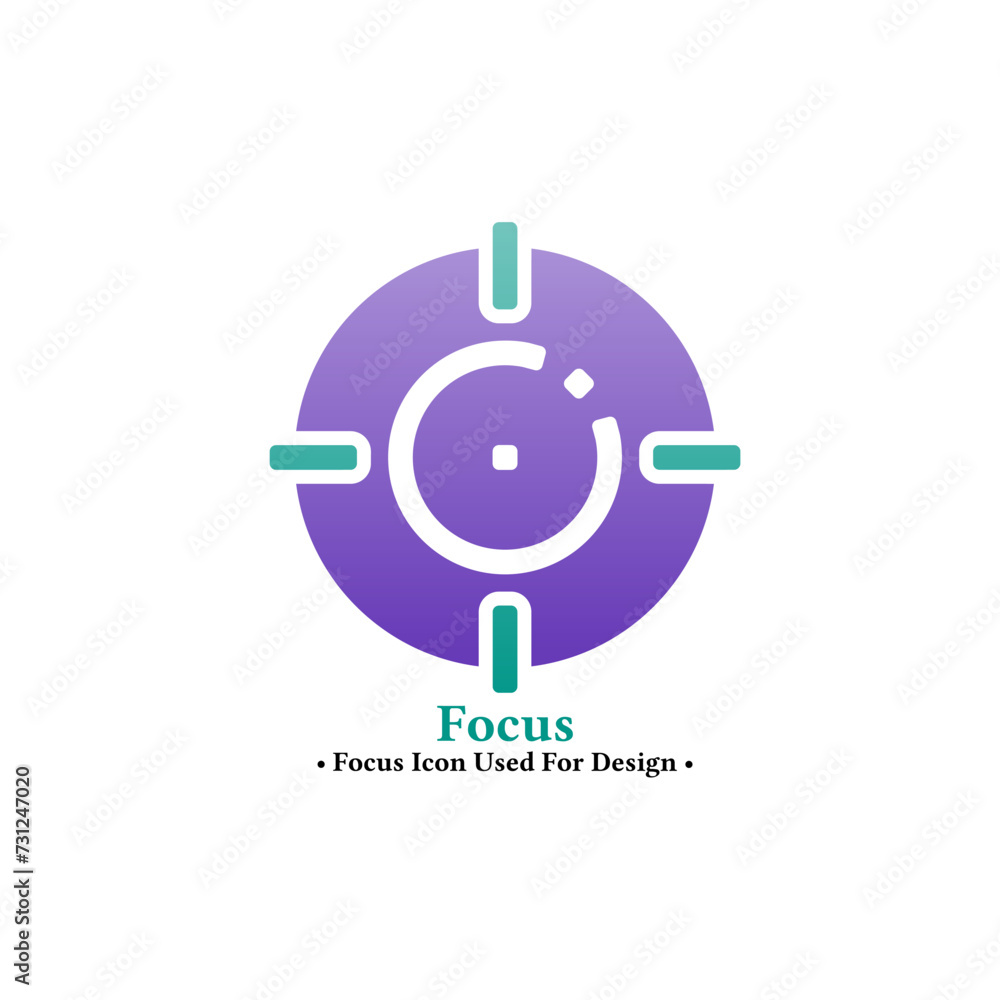 Focus vector icon in modern style isolated on white background. focus, target, goal, strategy and mission Task icons for web and mobile design. gradient colored style. Focus vector icon in modern style isolated on white background. focus, target, goal, strategy and mission Task icons for web and mobile design. gradient colored style.
