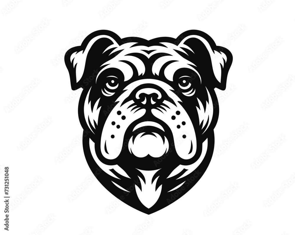 english bulldog vector illustration english bulldog vector illustration