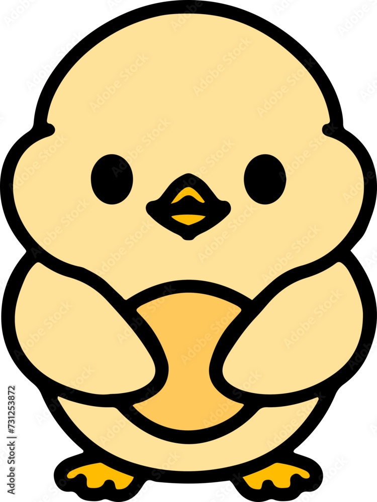 colorful easter chick colorful easter chick