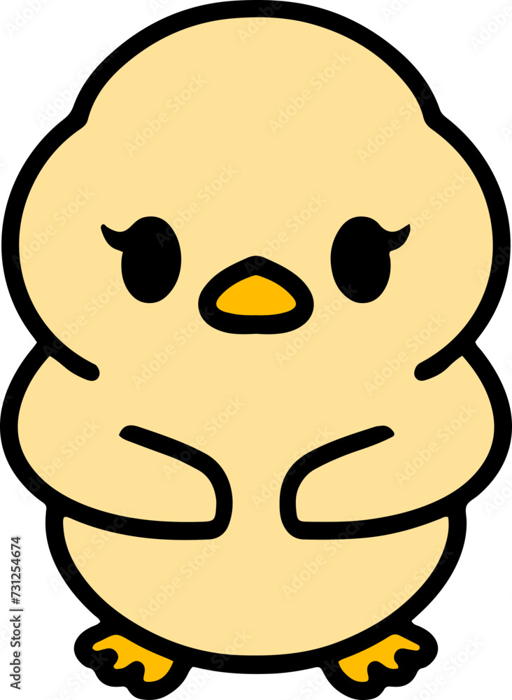 colorful easter chick colorful easter chick
