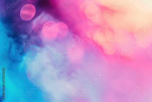 Abstract Fusion  Blurred Colored Background in Vibrant Hues