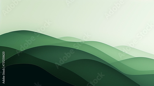 Android green color gradient background. PowerPoint and Business background 