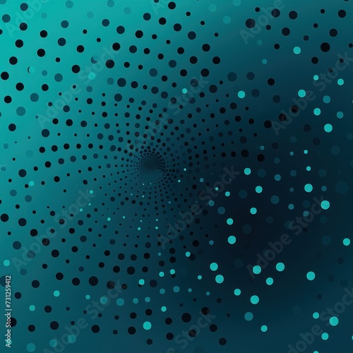 An image of a dark Turquoise background with black dots