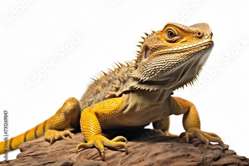 lizard isolated on a white background © Asha.1in