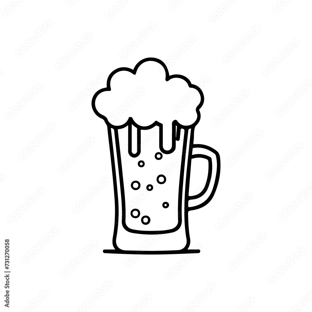 Glass of beer for st Patricks day Glass of beer for st Patricks day