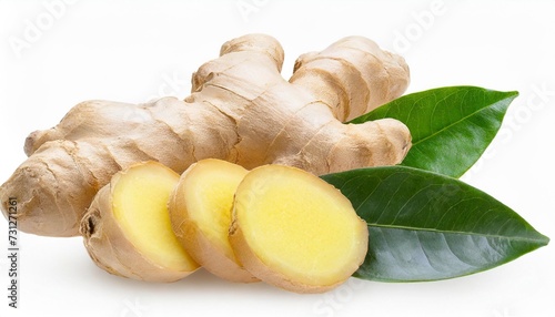 ginger isolated on white or transparent background