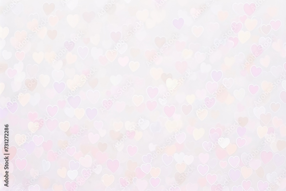 An Ethereal Kaleidoscope of Pink and White Hearts An Ethereal Kaleidoscope of Pink and White Hearts
