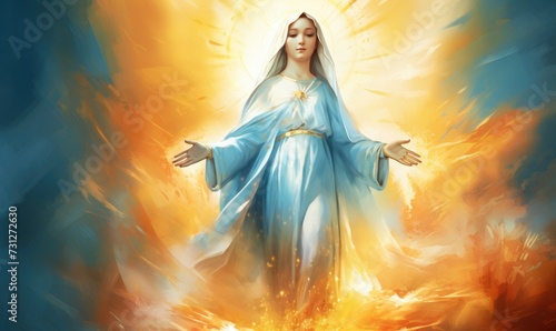 holy picture of virgin mary