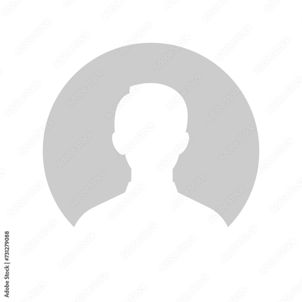 Blank image placeholder icon. Profil picture placeholder icon design. Vector Illustration.