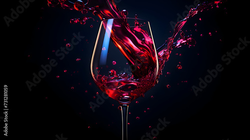 wine glass with splash 3d images,,
abstract wine glass