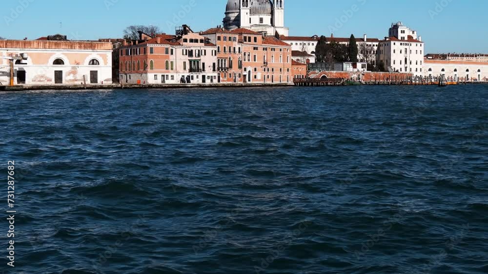 Church of Santa Maria della Salute in Venice. Beautiful view of Venice. Church of Santa Maria della Salute in Venice. Beautiful view of Venice.