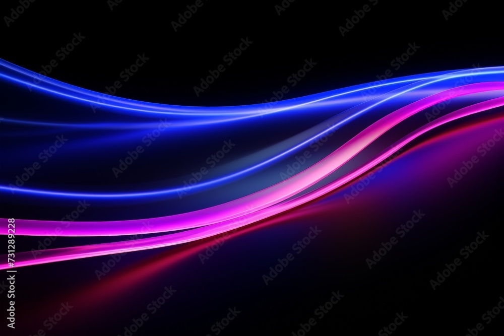 abstract ascending pink blue neon lines isolated on black background. Digital ultraviolet wallpaper abstract ascending pink blue neon lines isolated on black background. Digital ultraviolet wallpaper