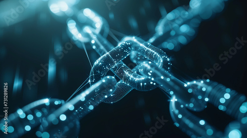 A hologram of chains that intersect