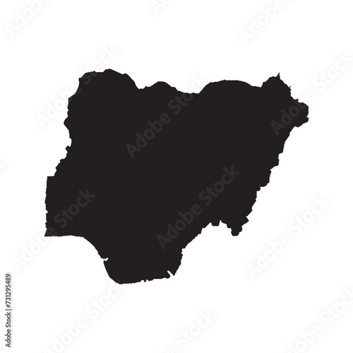 Nigeria map icon