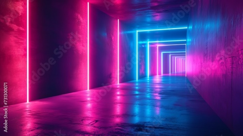 Bold neon colors pop against dark backgrounds