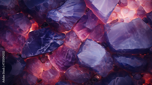 Abstract background with amethyst effect texture photo