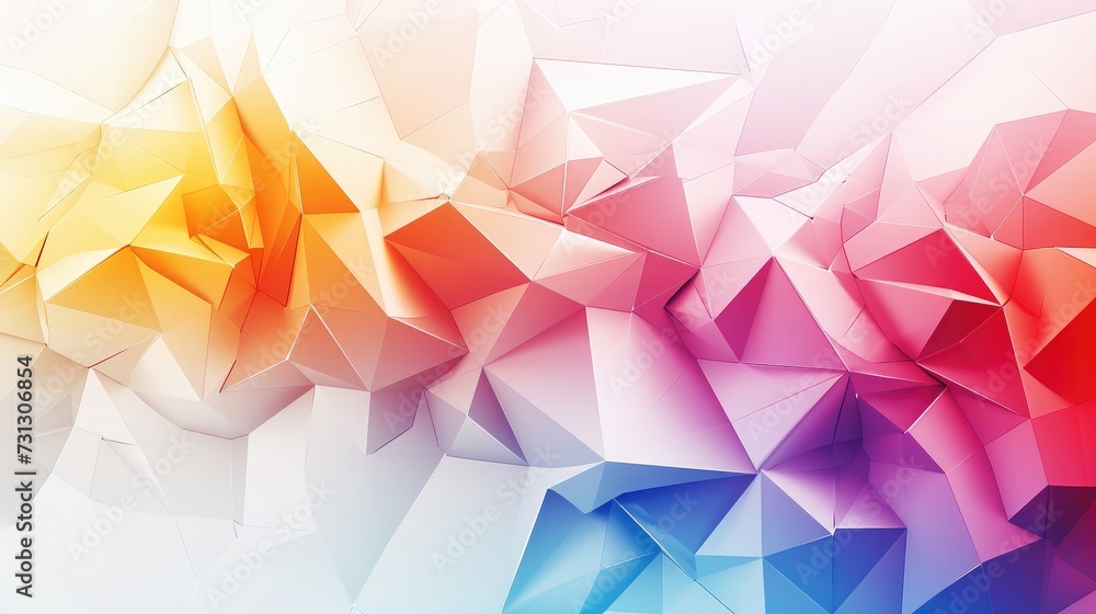 Abstract background of polygons on white background. Abstract background of polygons on white background.