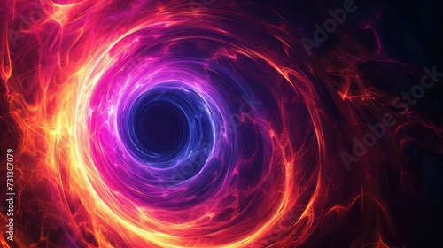 Abstract ring background with luminous swirling backdrop. Glowing spiral. The energy flow tunnel. shine round frame with light circles light effect. glowing cover.