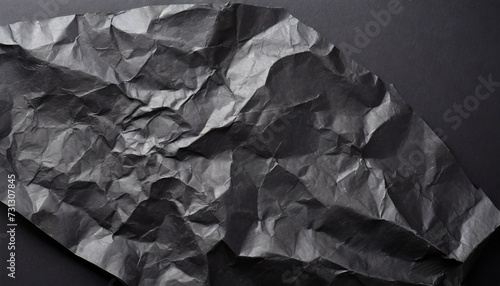 scrunched black paper background