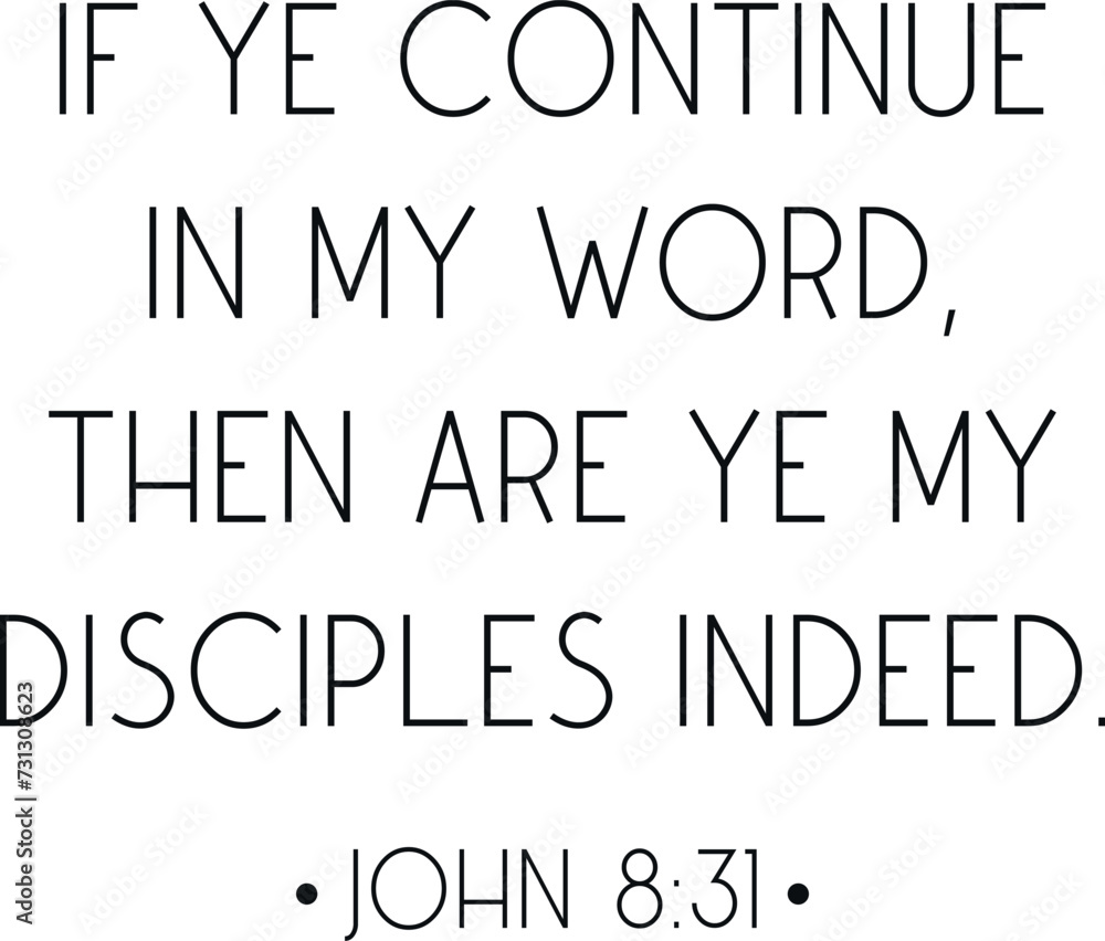 Fototapeta premium Bible Verse on white background Christian scripture quote