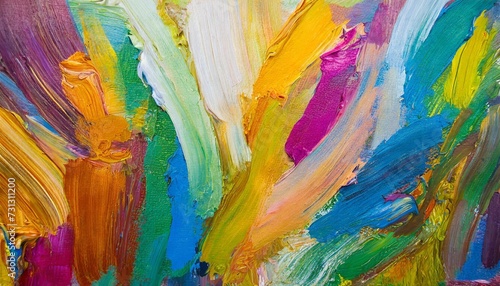 colorful abstract oil painting for background