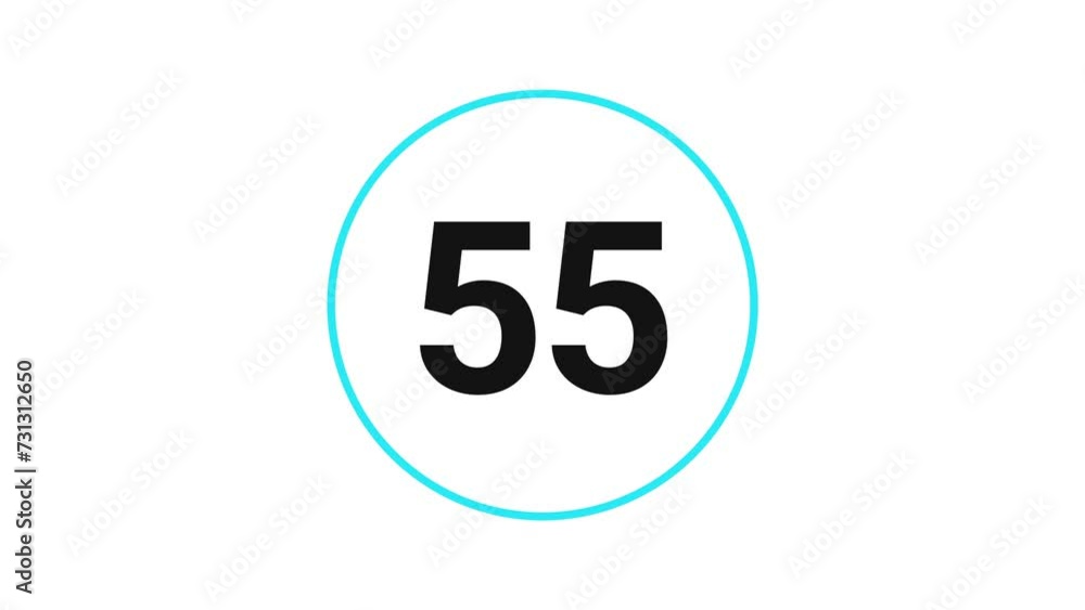 60 seconds (1 minute) dashed line circle countdown timer. Pale Blue and Black on White background. Stylish simple design, Pale Blue (or light blue) colour. Vehicle or machine part concept 60 seconds (1 minute) dashed line circle countdown timer. Pale Blue and Black on White background. Stylish simple design, Pale Blue (or light blue) colour. Vehicle or machine part concept