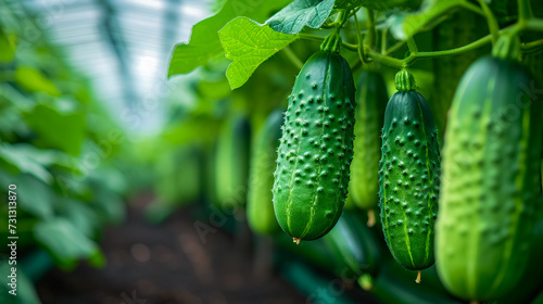 Fresh Green Cucumbers