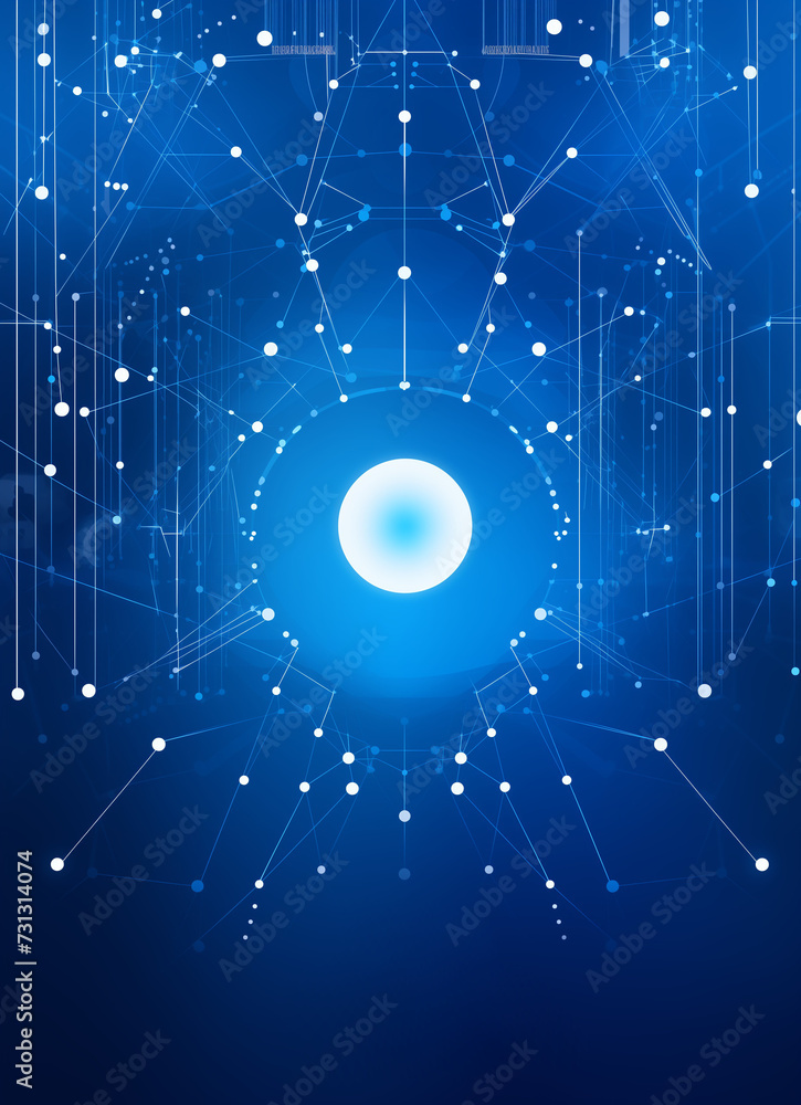 Obraz premium blu background