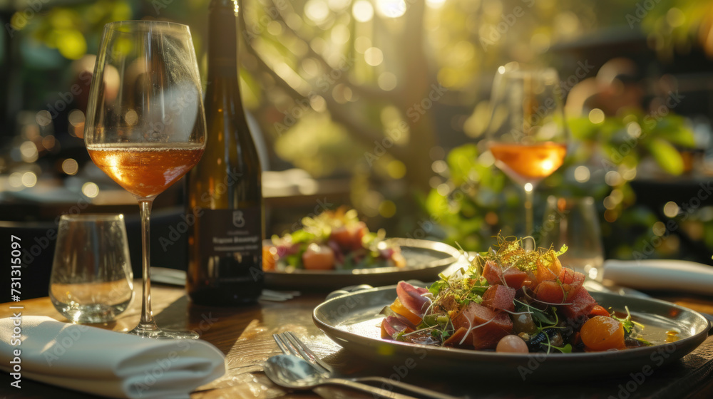 chef preparing a salad in a kitchen, in the style of earthy naturalism chef preparing a salad in a kitchen, in the style of earthy naturalism