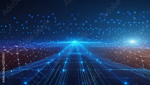 abstract technology background network connection structure science background big data digital background 3d rendering