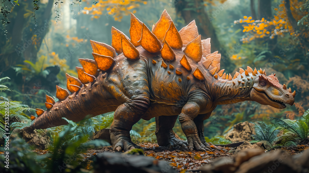 Stegosaurus in the Wild. Jurassic Marvel Stegosaurus in the Wild. Jurassic Marvel