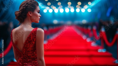 Glamorous attendees pose for photos, dressed to impress at exclusive premieres