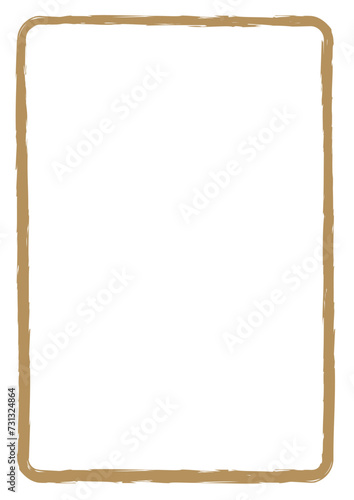  frame with rounded corners , vector Grunge square border, grunge frame for yor text and photo, on white background.