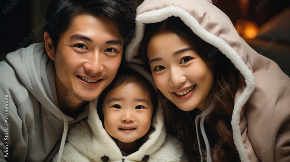 Warm Asian Family Scene. Asian Home Happiness.... Warm Asian Family Scene. Asian Home Happiness....