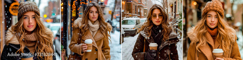 The supermodel exudes confidence and fire. It easily handles cold weather while maintaining a stylish look. Passersby can't help but stare in awe at her beauty and poise.