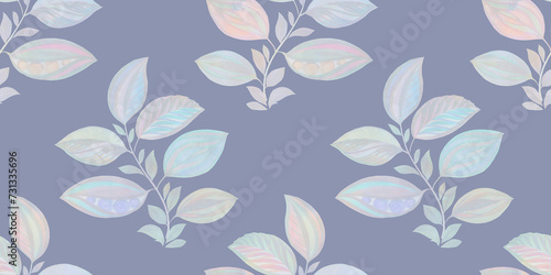 watercolor flowers on white background  seamless botanical pattern