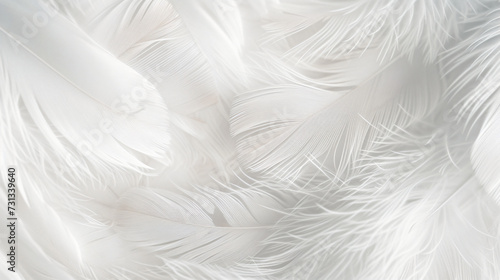 Delicate and ethereal, this intricate feather texture creates a light and airy ambiance. Its detailed design seamlessly repeats, making it perfect for backgrounds and designs seeking a touch © Nijat