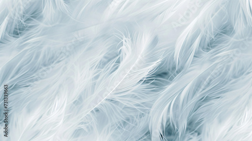 Delicate and ethereal, this intricate feather texture creates a light and airy ambiance. Its detailed design seamlessly repeats, making it perfect for backgrounds and designs seeking a touch © Nijat